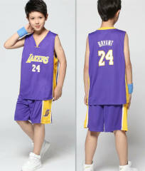 Famous Basketball Stars Sport Outfit For Kids Basketball Team Jersey PQBT789