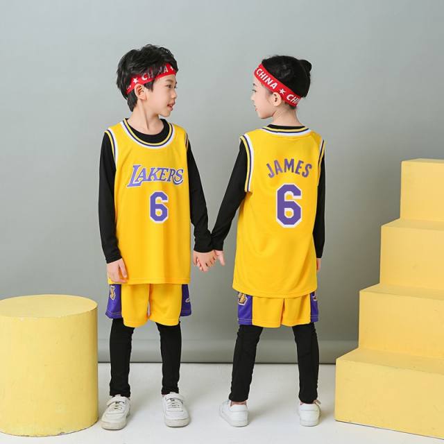 Famous Basketball Stars Sport Outfit For Kids Basketball Team Jersey PQBT789