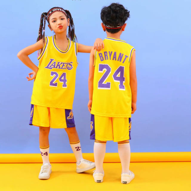 Famous Basketball Stars Sport Outfit For Kids Basketball Team Jersey PQBT789