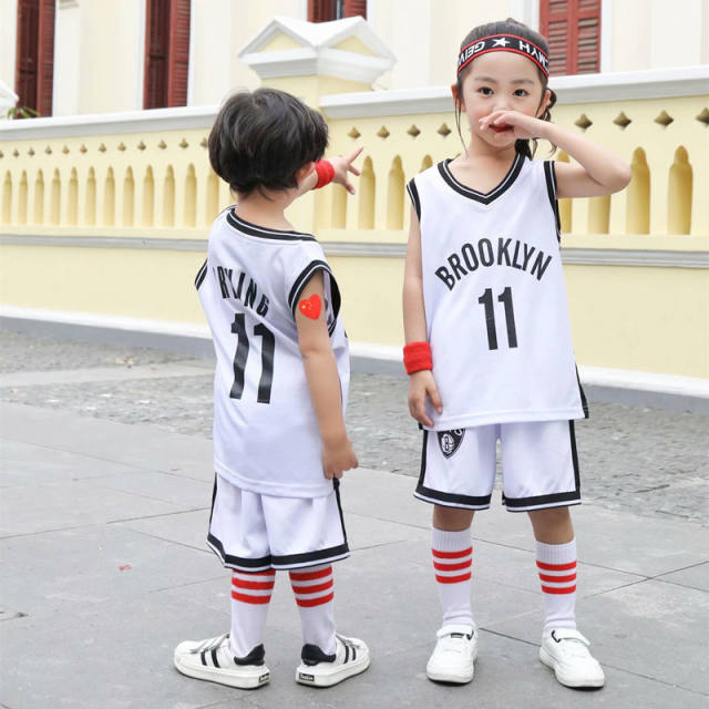 Famous Basketball Stars Sport Outfit For Kids Basketball Team Jersey PQBT789