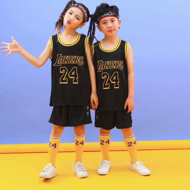 Famous Basketball Stars Sport Outfit For Kids Basketball Team Jersey PQBT789