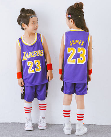 Famous Basketball Stars Sport Outfit For Kids Basketball Team Jersey PQBT789