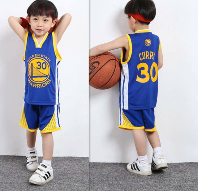 Famous Basketball Stars Sport Outfit For Kids Basketball Team Jersey PQBT789
