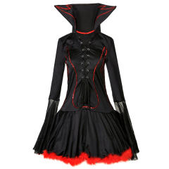 Black Halloween Evil Fancy Dress Carnival Haunted House Costume PQ113B