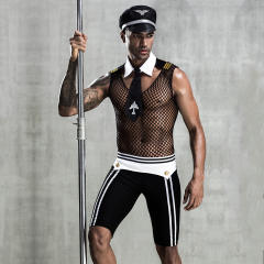 Sailor Carnival Costume Captain Suit For Men Cosplay Unifrom PQ7206