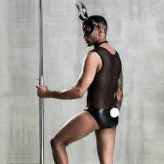 Sexy Bunny Carnival Costume For Men Cosplay Fancy Dress PQ7220 ML-20