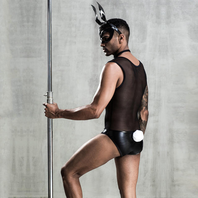 Sexy Bunny Carnival Costume For Men Cosplay Fancy Dress PQ7220 ML-20