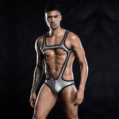 Wholesale Gay Lingerie Camouflage Bodysuit Sexy Costume PQ7252 ML-25