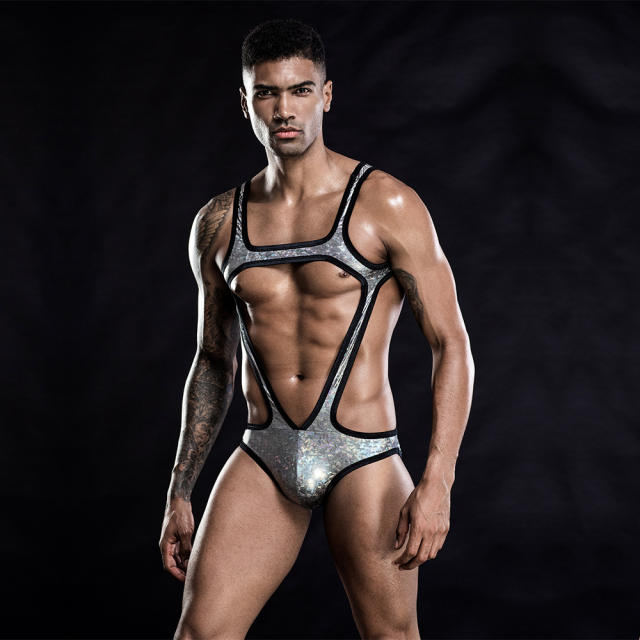 Wholesale Gay Lingerie Camouflage Bodysuit Sexy Costume PQ7252 ML-25
