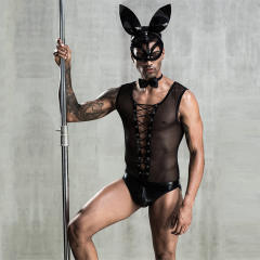 Sexy Bunny Carnival Costume For Men Cosplay Fancy Dress PQ7220 ML-20