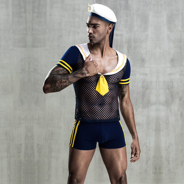 Sailor Costume Captain Suit For Men Carnival Cosplay Unifrom PQ7210
