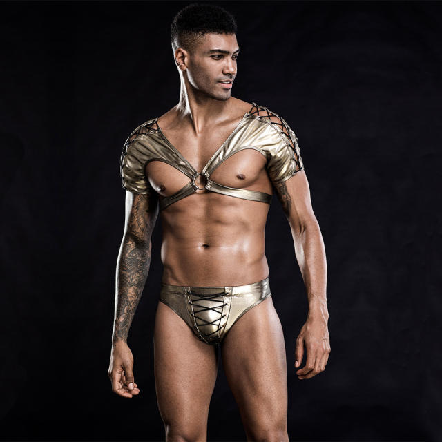 Wholesale Sexy Night Clubwear Gay Costume For Men Military Uniform PQ7238