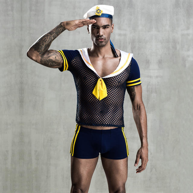 Sailor Costume Captain Suit For Men Carnival Cosplay Unifrom PQ7210