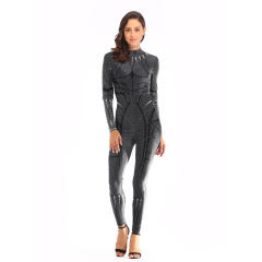 Woman American Comic Superhero Costume Sexy Super Hero Jumpsuit PQWB009
