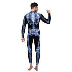 Men Super Hero Jumpsuit Halloween Comic Superhero Costume PQ142-019