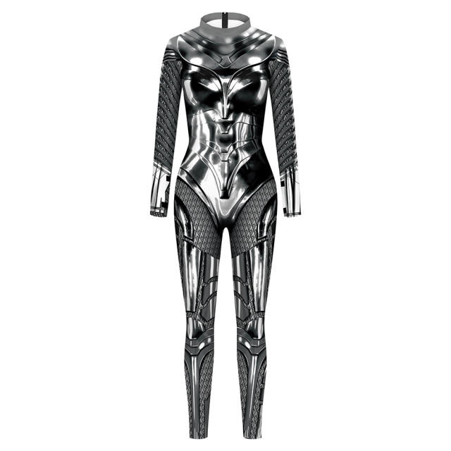3D Printed Halloween Carnival Jumpsuit Superhero Comic Costume PQB142-211