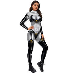 Peacock Printed Jumpsuit Halloween Streetwear Cartoon Costume PQB142-333