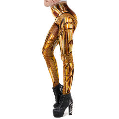 Science Fiction Print Leggings Fashion Pants Wonder Women Cartoon Trousers KDK2123