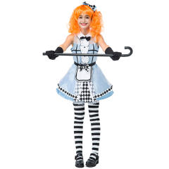 Halloween Alice in Wonderland Fancy Dress Carnival Cosplay Costume PQ9007