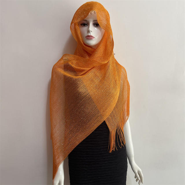 Wholesale Fashion Kerchief Ethnic Solid Color Scarf For Women PQYX001-01