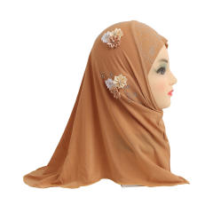 Wholesale Kid Ethnic Ice Silk Scarf Fashion Middle East Kerchief PQH075