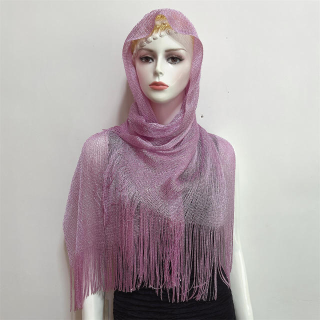 Wholesale Fashion Kerchief Ethnic Solid Color Scarf For Women PQYX001-01
