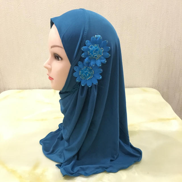 Wholesale Children Ethnic Ice Silk Scarf Model Middle East Kerchief PQH081