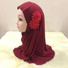 Wholesale Children Ethnic Ice Silk Scarf Model Middle East Kerchief PQH081
