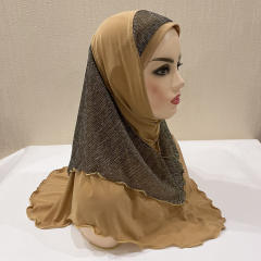 Wholesale Women Middle East Kerchief Ethnic Lady Cotton Scarf PQH076