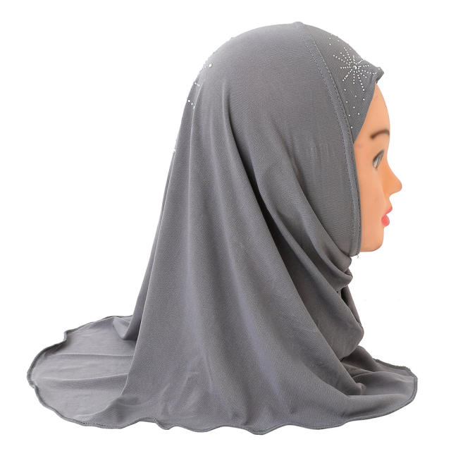 Wholesale Kid Ethnic Ice Silk Scarf Children Middle East Kerchief PQH042