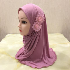 Wholesale Model Middle East Kerchief Children Ethnic Ice Silk Scarf PQH081