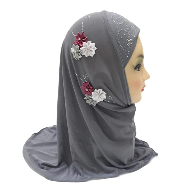 Wholesale Kid Ethnic Ice Silk Scarf Fashion Middle East Kerchief PQH075