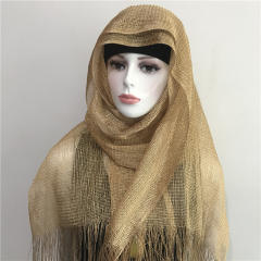 Wholesale Fashion Kerchief Ethnic Solid Color Scarf For Women PQYX001-01