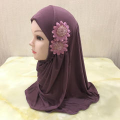 Wholesale Model Middle East Kerchief Children Ethnic Ice Silk Scarf PQH081