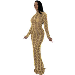 Halter Pearl Evening Dress Sequin Cocktail Dresses PQ5351