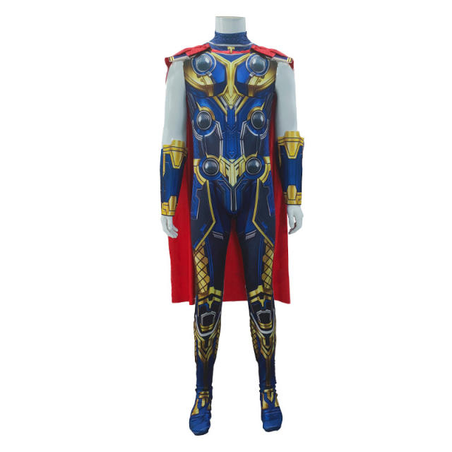 Thor 4 Thunder Battle Suit Sol Costume 3D Movie Role Halloween Jumpsuit PQ68010