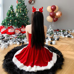 Xmas Costume  Sexy Fancy Dress Christmas Uniform Clubwear PQ303