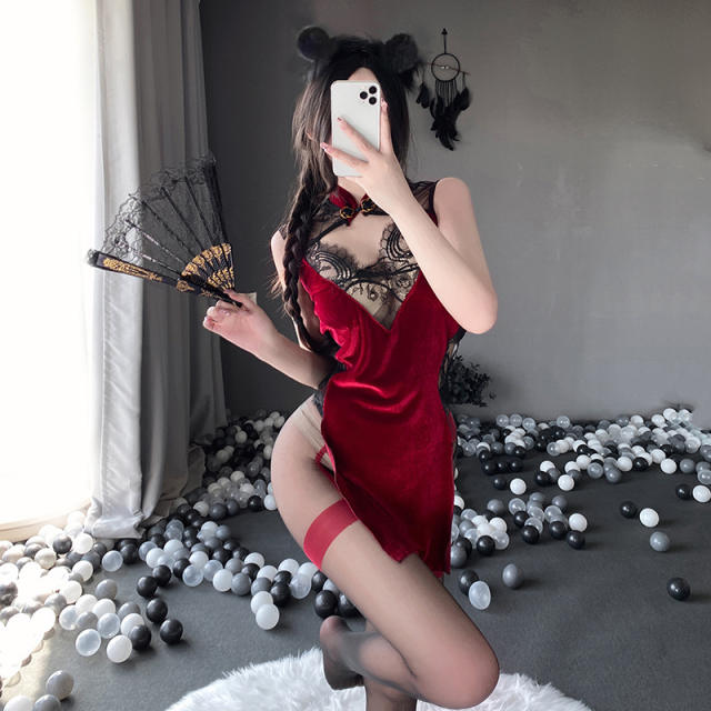 Christmas Lingerie Fancy Dress Xmas Costume Nightwear Fantasy Uniform PQ333