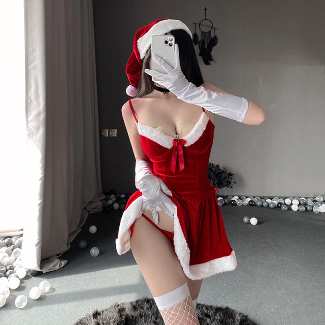 Christmas Dress Xmas Costume Clubwear Fantasy Bunny Uniform PQ354