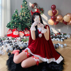 Christmas Cloak Costume Battlesuit Fantasy Fancy Dress Bunny Uniform PQ304