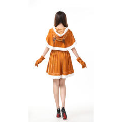 Christmas Reindeer Fancy Dresses Women Elk Uniform Sexy Xmas Costume PQ243