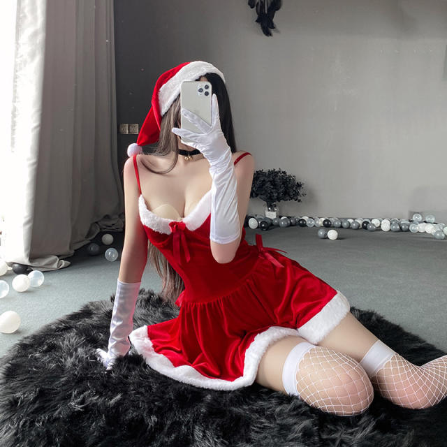 Christmas Dress Xmas Costume Clubwear Fantasy Bunny Uniform PQ354