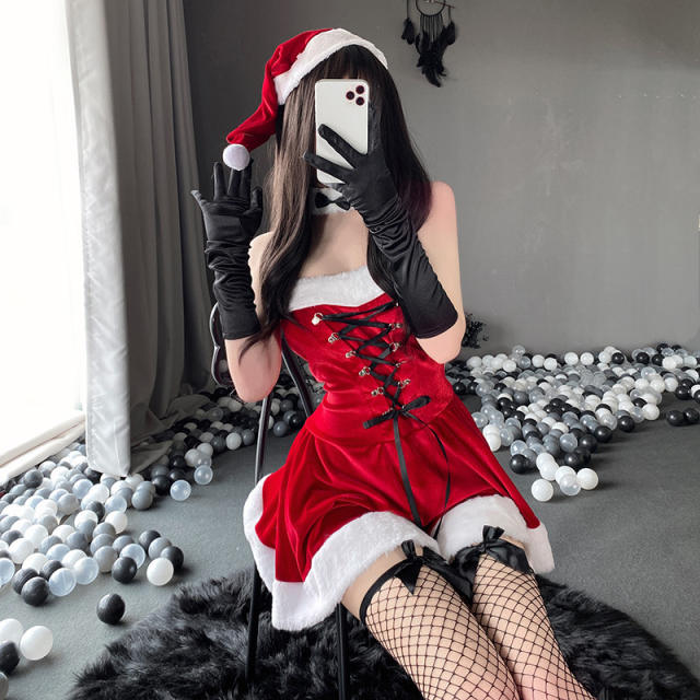 Christmas Costume Battlesuit Fantasy Bunny Cloak Uniform PQ316