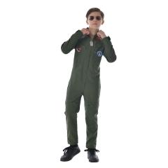 2022 Halloween Top Gun Kids Costume Pilot Uniform For Children PQ22533