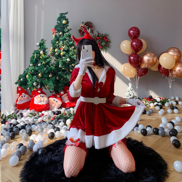 Christmas Evil Fancy Dress Woman Devil Uniform Sexy Xmas Costume PQ252