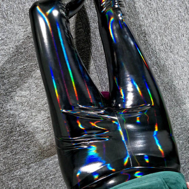 High Waist PU Symphony Pants Faux Leather Leggings PQPU020