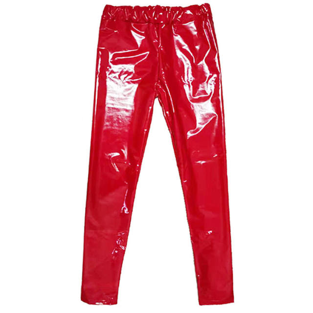 High Waist PU Symphony Pants Faux Leather Leggings PQPU020