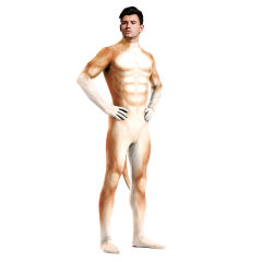 Adult Ape Man Cosplay Costume Unisex Pithecanthropus Carnival Jumpsuit PQB1013
