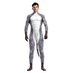 Adult Donkey Cosplay Costume Unisex Moke Carnival Jumpsuit PQB1008