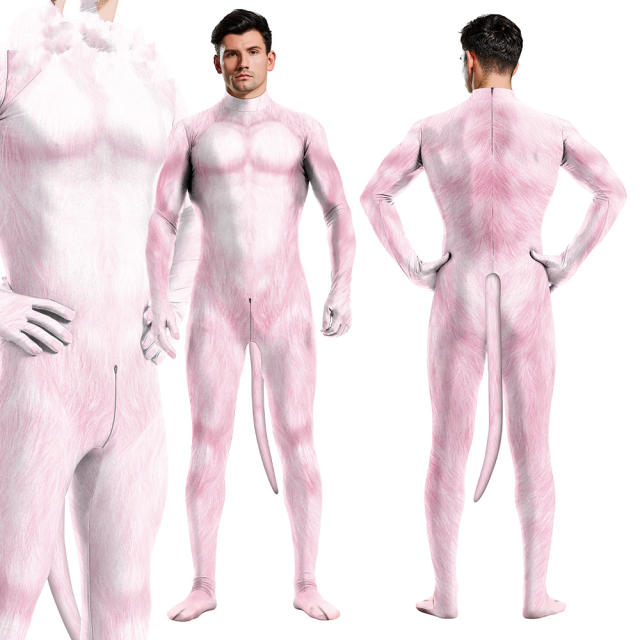 Animal Carnival Jumpsuit Adult Couple Pig Cosplay Costume PQB1039